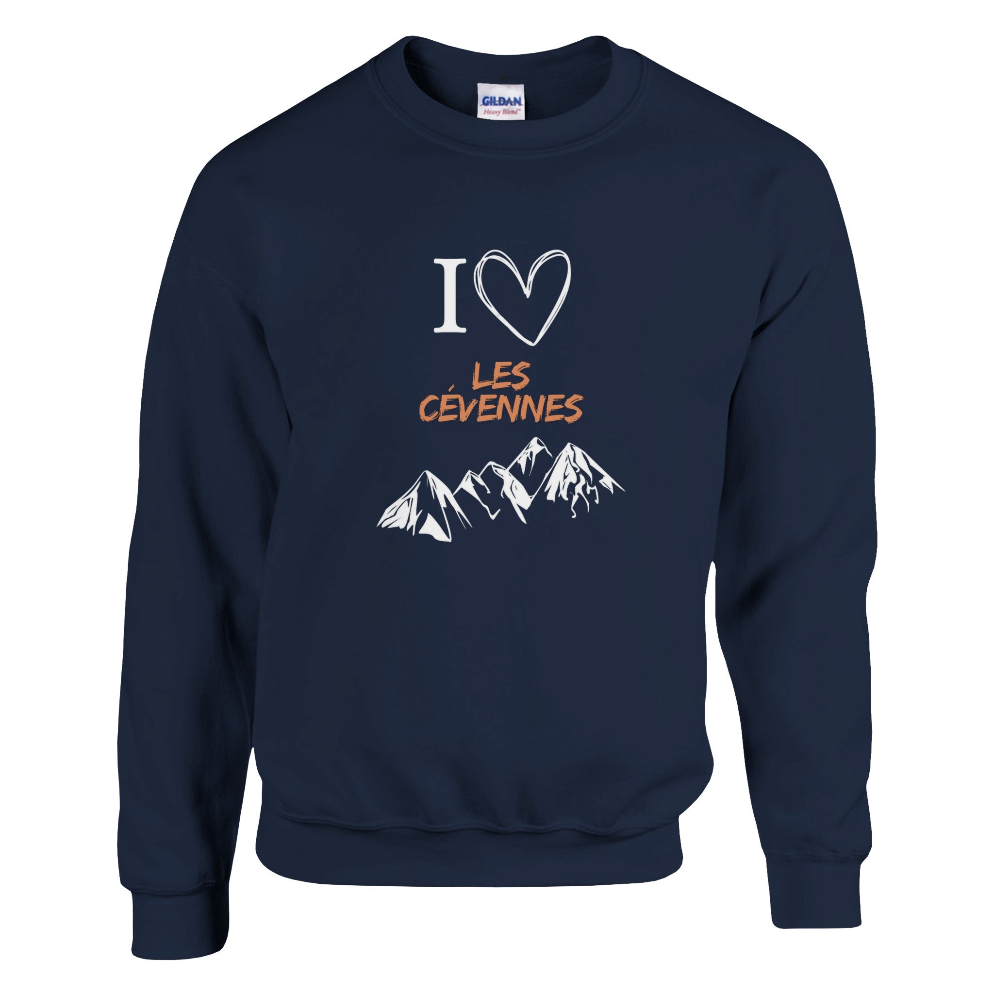 Sweat "I Love Cévennes" Bleu Marine